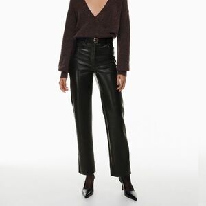 Wilfred Black High-Waisted Pants